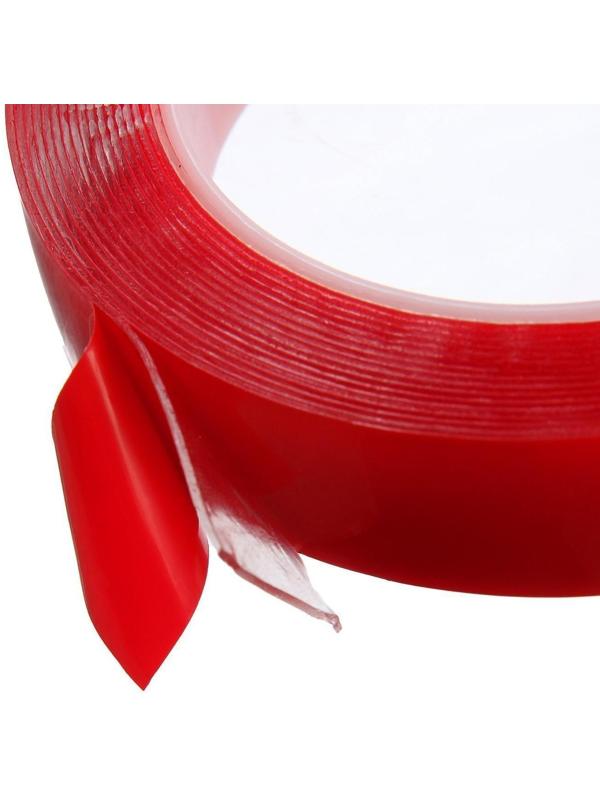 Клейкая лента TORSO, прозрачная, двусторонняя, акриловая  22 мм х 5 м