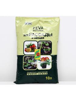 Почвогрунт KEVA BIOTERRA для Рассады и Овощей, 10 л