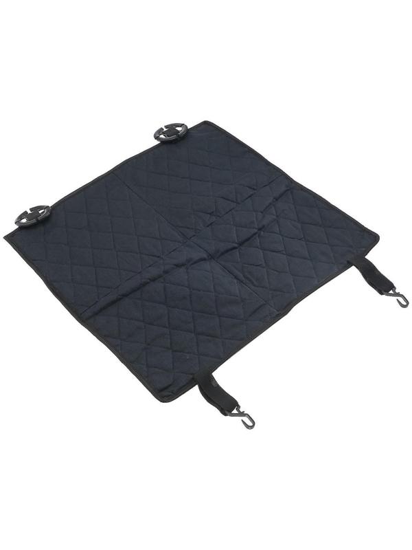 Накидка на переднее сиденье, натуральная шерсть, короткий ворс, серый