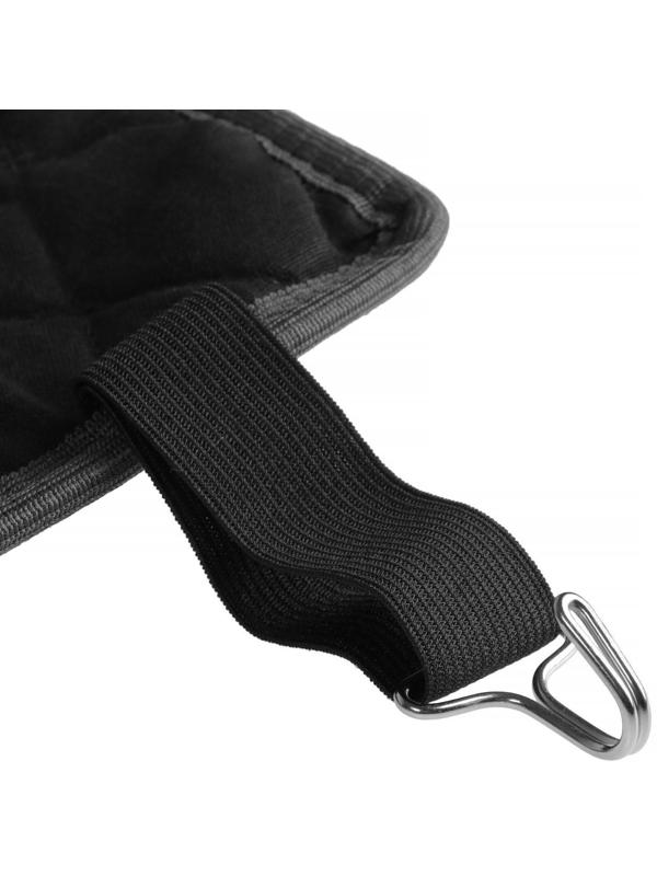 Накидка на переднее сиденье, натуральная шерсть, короткий ворс, серый