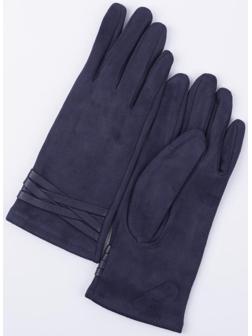 Перчатки женские, безразмерные, с утеплителем, цвет синий