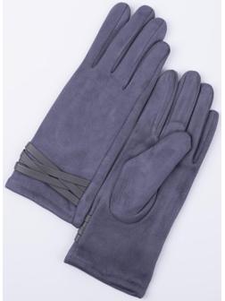 Перчатки женские, безразмерные, с утеплителем, цвет серый