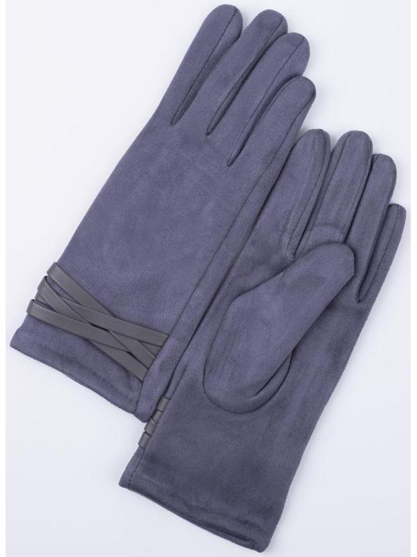 Перчатки женские, безразмерные, с утеплителем, цвет серый