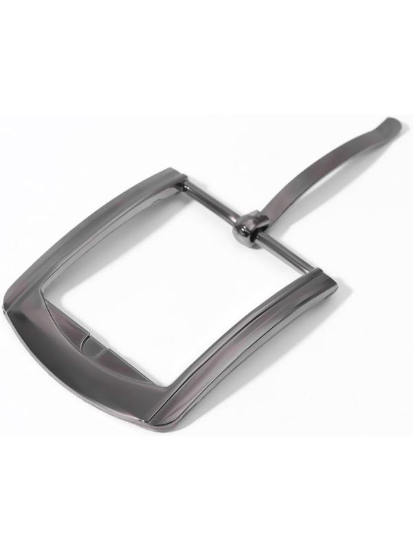 Пряжка для ремня, 6,3 × 5,5 см, 40 мм, цвет чёрный никель