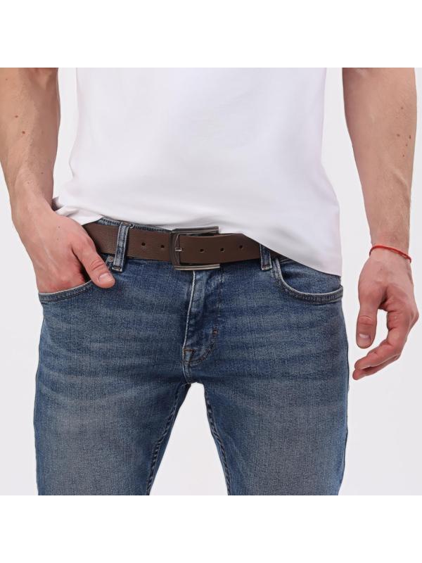 Пряжка для ремня, 6,3 × 5,5 см, 40 мм, цвет чёрный никель