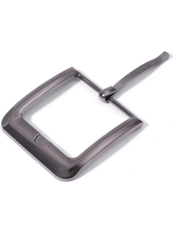 Пряжка для ремня, 5,5 × 5,2 см, 40 мм, цвет чёрный никель