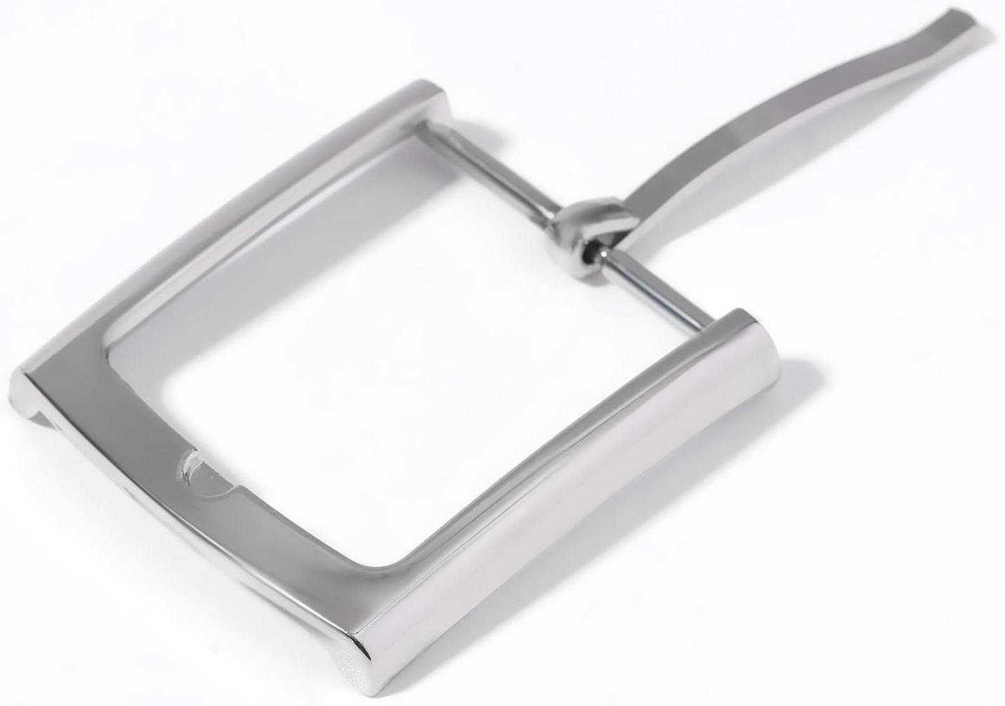 Пряжка для ремня, 5,3 × 4,5 см, 35 мм, цвет серебряный