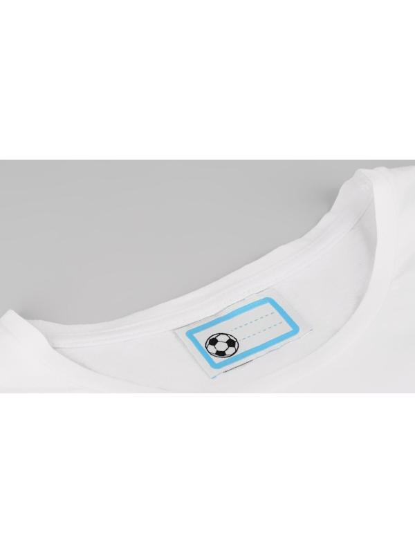 Нашивка «Мяч», 5,5 × 3,2 см, 10 шт, цвет голубой