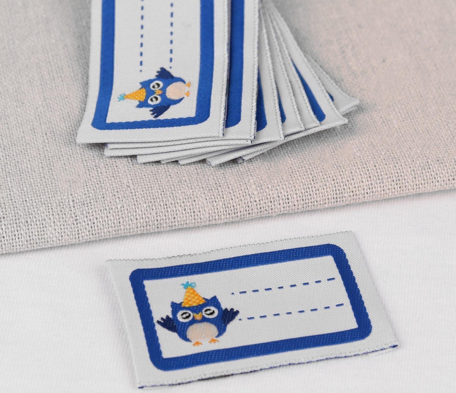 Нашивка «Совёнок», 5,5 × 3,2 см, 10 шт, цвет синий