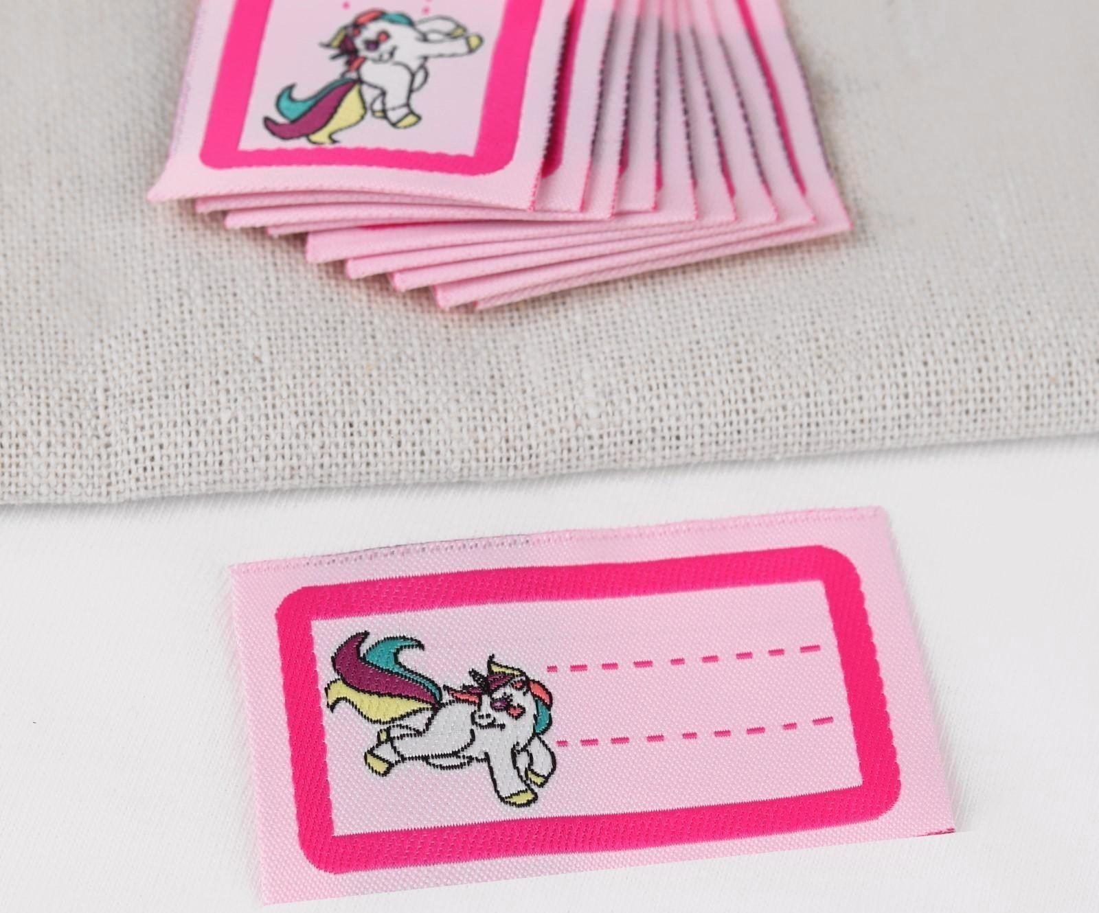 Нашивка «Единорог», 5,5 × 3,2 см, 10 шт, цвет розовый