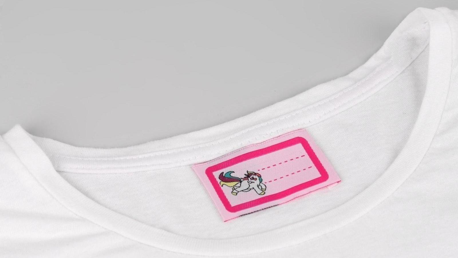 Нашивка «Единорог», 5,5 × 3,2 см, 10 шт, цвет розовый