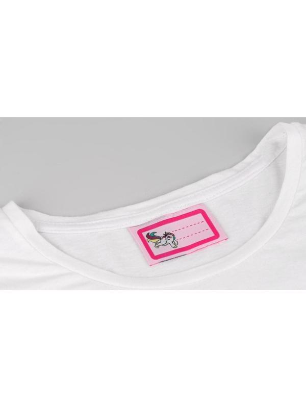 Нашивка «Единорог», 5,5 × 3,2 см, 10 шт, цвет розовый