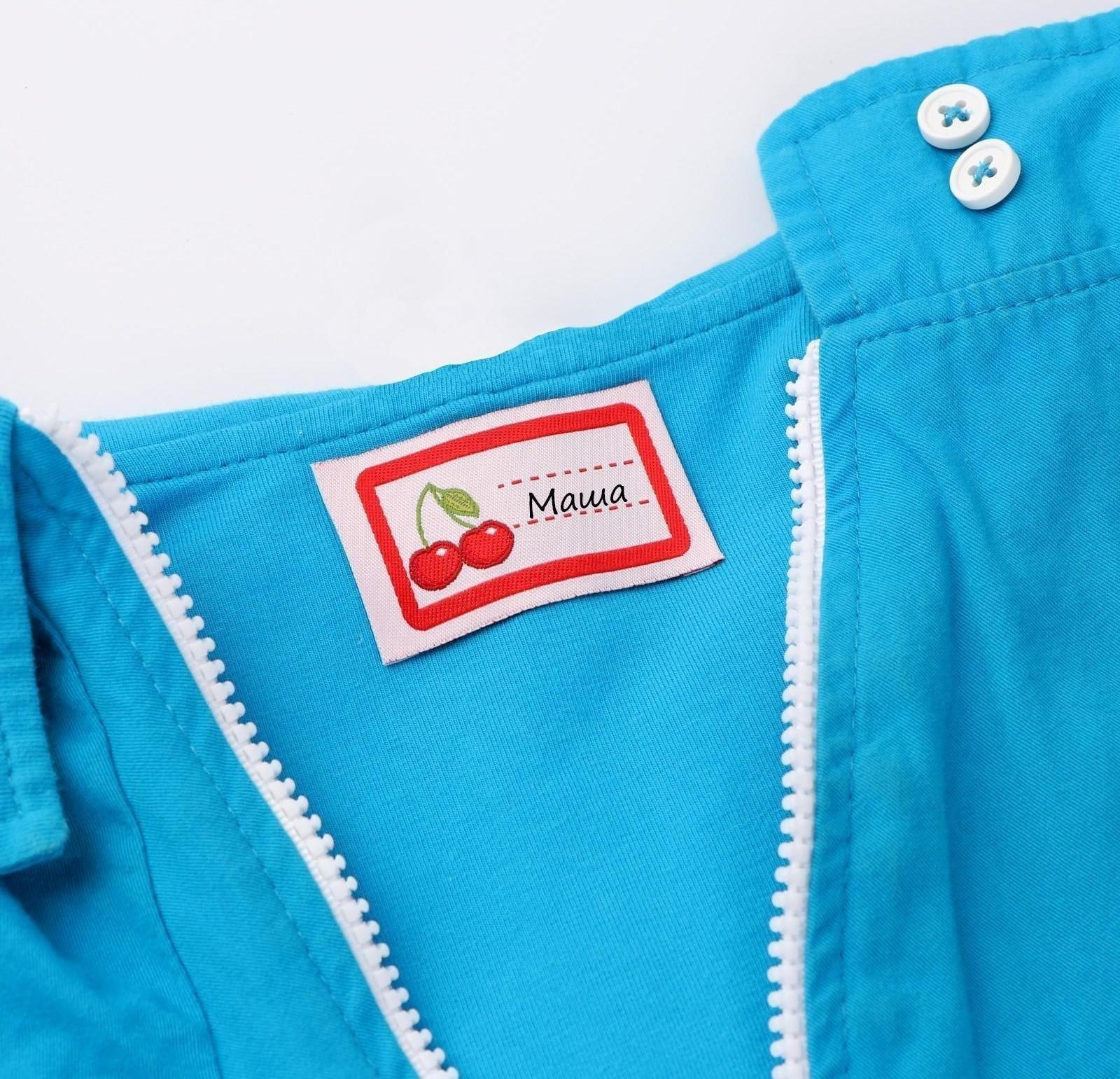 Нашивка «Вишенки», 5,5 × 3,2 см, 10 шт, цвет красный