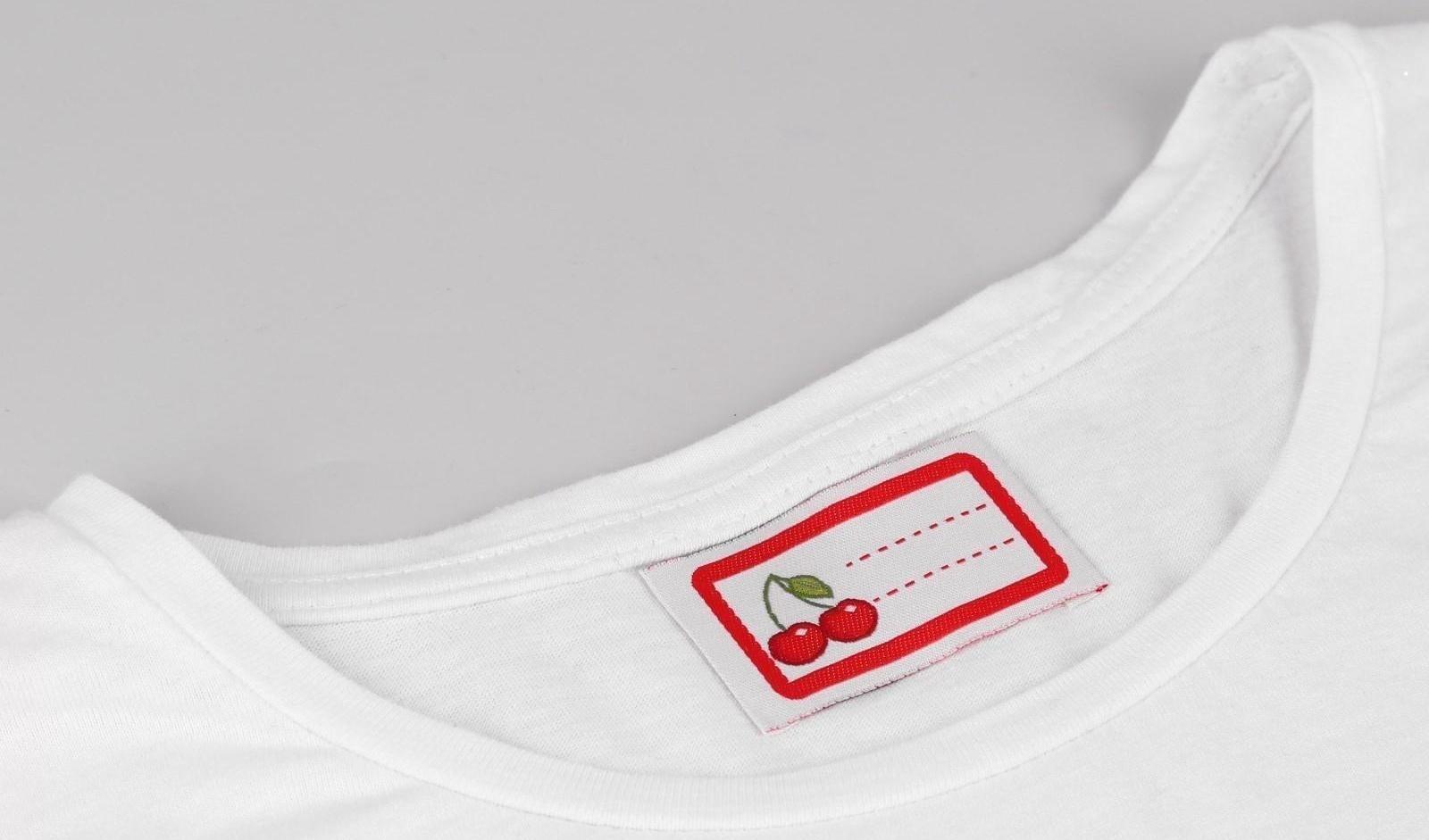 Нашивка «Вишенки», 5,5 × 3,2 см, 10 шт, цвет красный