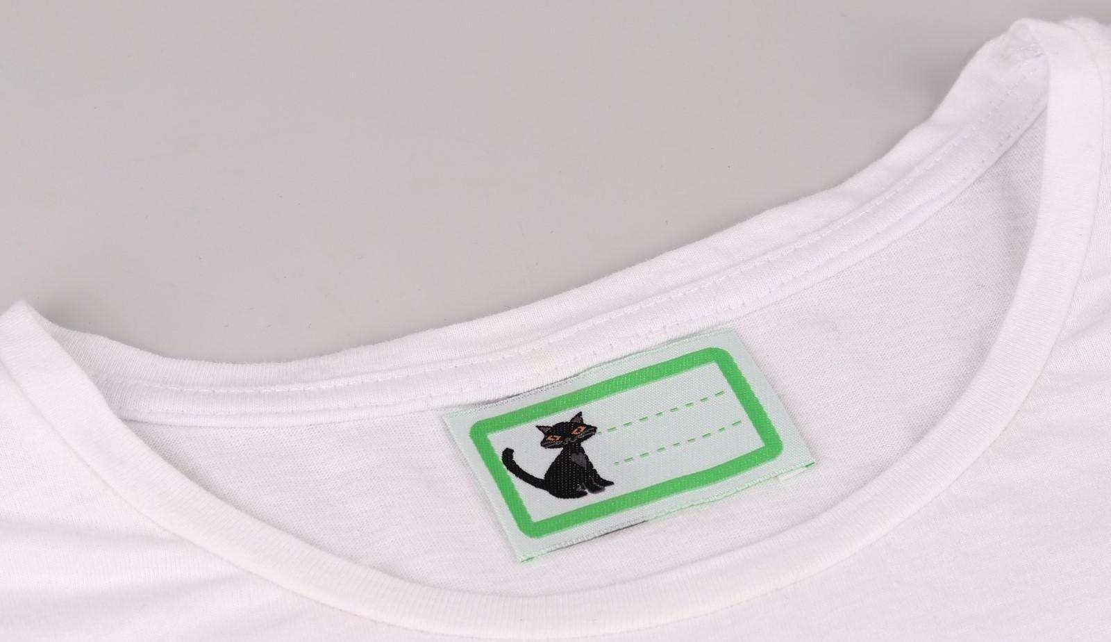 Нашивка «Кошка», 5,5 × 3,2 см, 10 шт, цвет зелёный