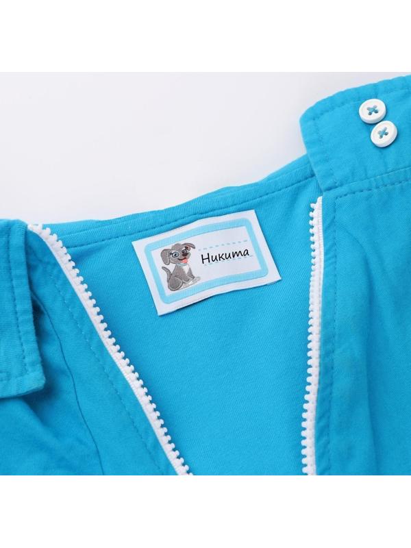 Нашивка «Щенок», 5,5 × 3,2 см, цвет голубой