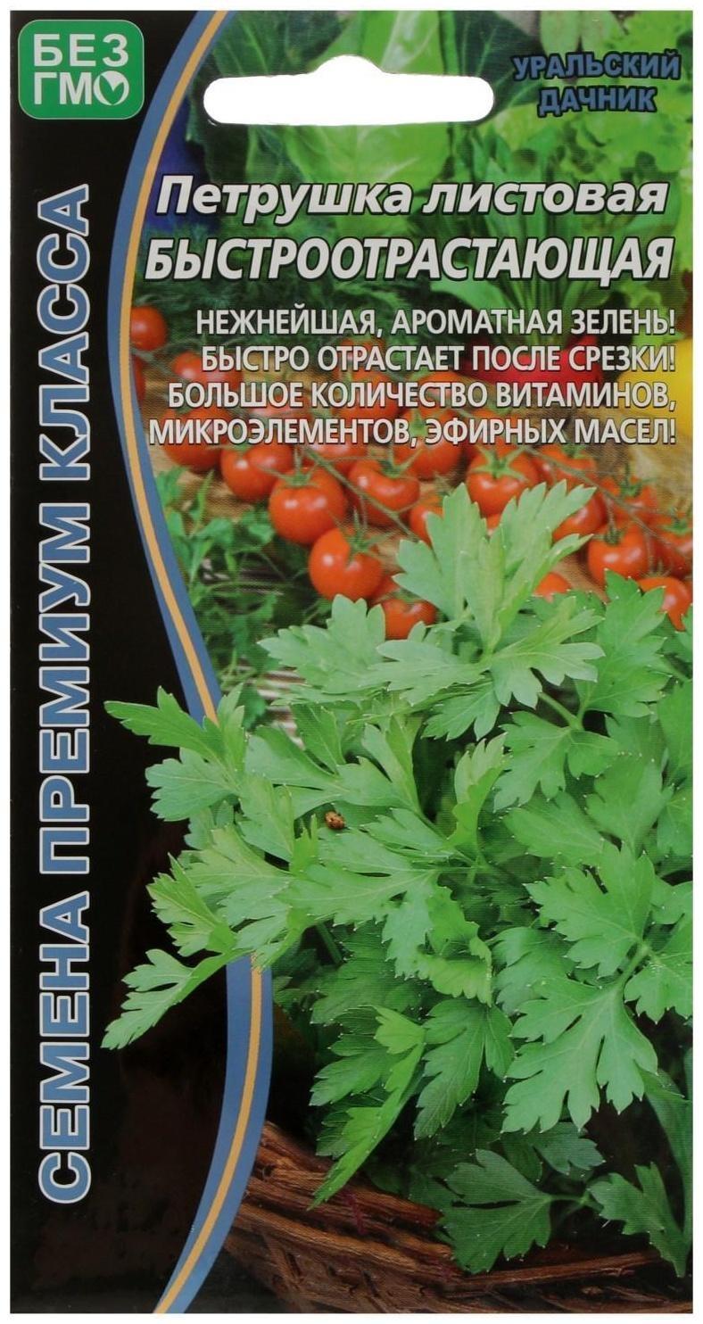 Семена Петрушка Быстроотрастающая Листовая 1,5 г.