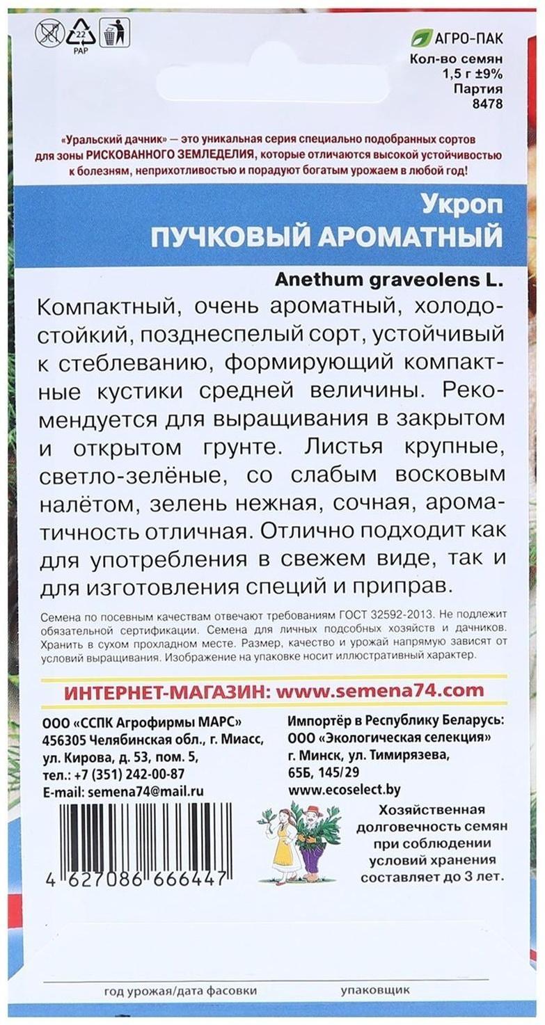 Семена Укроп 