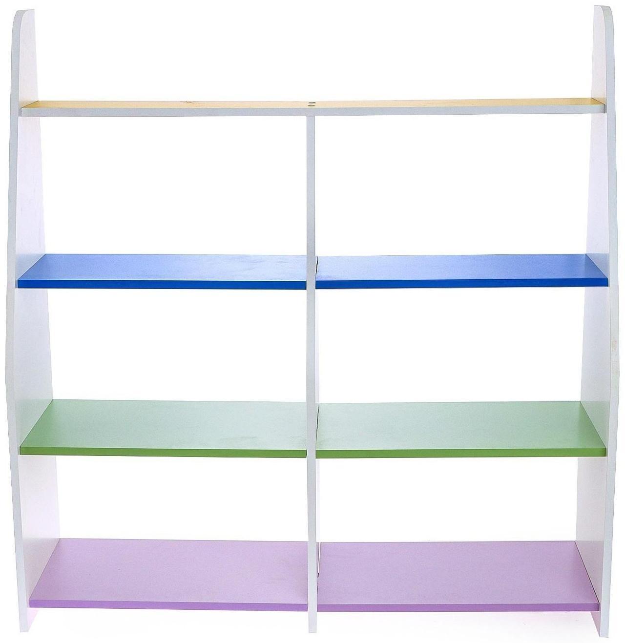 Стеллаж с сужением «Добрые зверята», три полки, МИКС