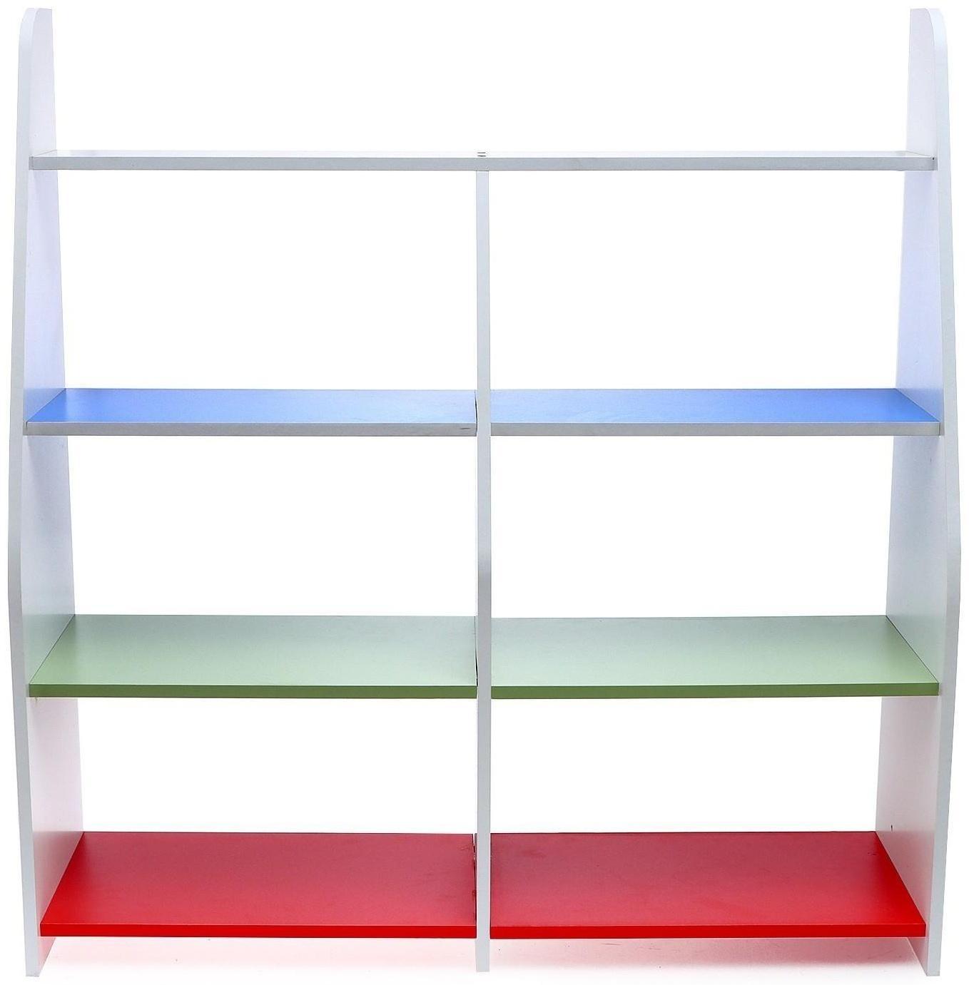 Стеллаж с сужением «Динозавр», три полки