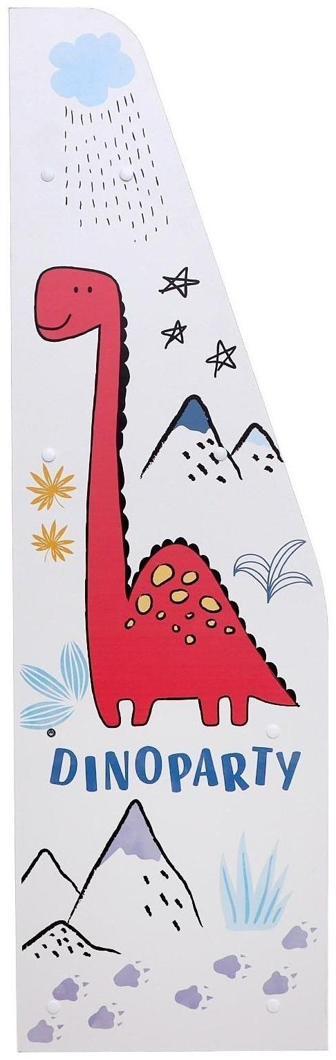 Стеллаж с сужением «Динозавр», три полки