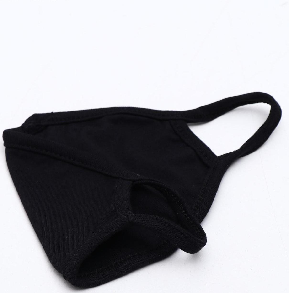 Маска для лица многоразовая из 100 % хлопка, 2-х слойная, 19 x 13 см