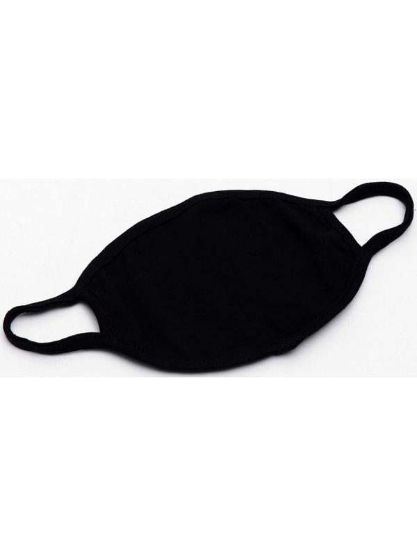 Маска для лица многоразовая из 100 % хлопка, 2-х слойная, 19 x 13 см