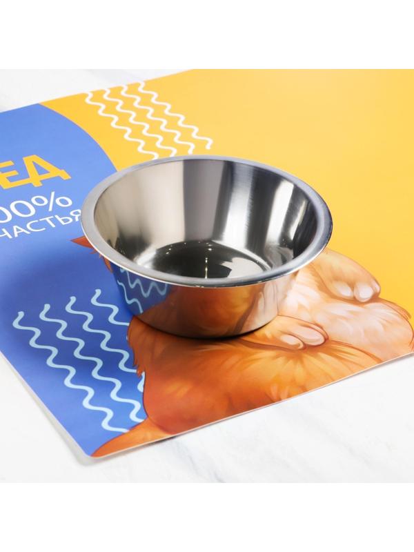 Коврик под миску «Сытый толстячок» 43х56 см