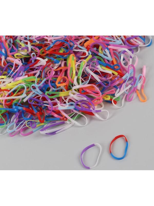 Набор парикмахерских резинок для создания прически, d = 2 см, 50 гр, разноцветный