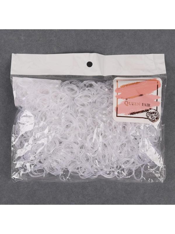 Набор парикмахерских резинок для создания прически, d = 1,3 см, 50 гр, цвет прозрачный