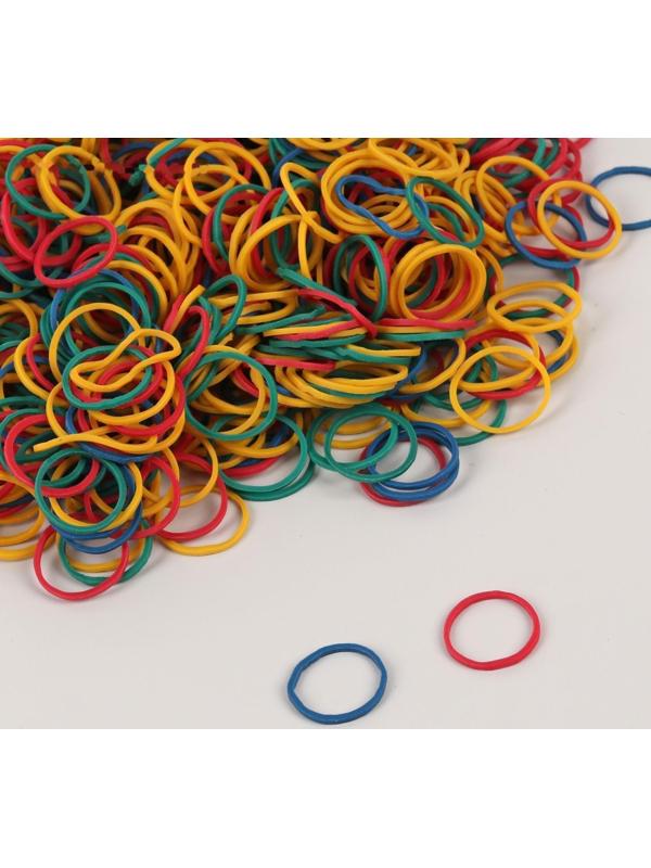 Набор парикмахерских резинок для создания прически, d = 1,5 см, 50 гр, разноцветный
