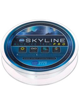 Леска зимняя Sprut SKYLINE Fluorocarbon Composition IceTech PRO 0,125 мм, 3,05 кг, 50 м, цвет голубой