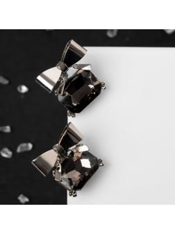 Серьги со стразами 