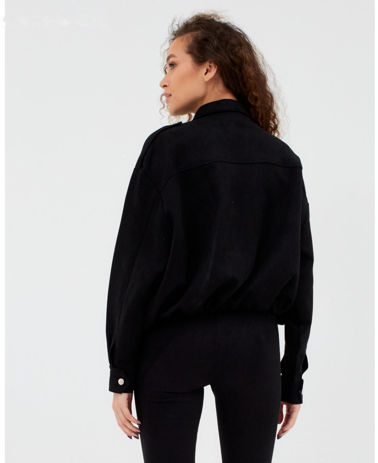 Бомбер женский MINAKU цвет чёрный, р-р 48