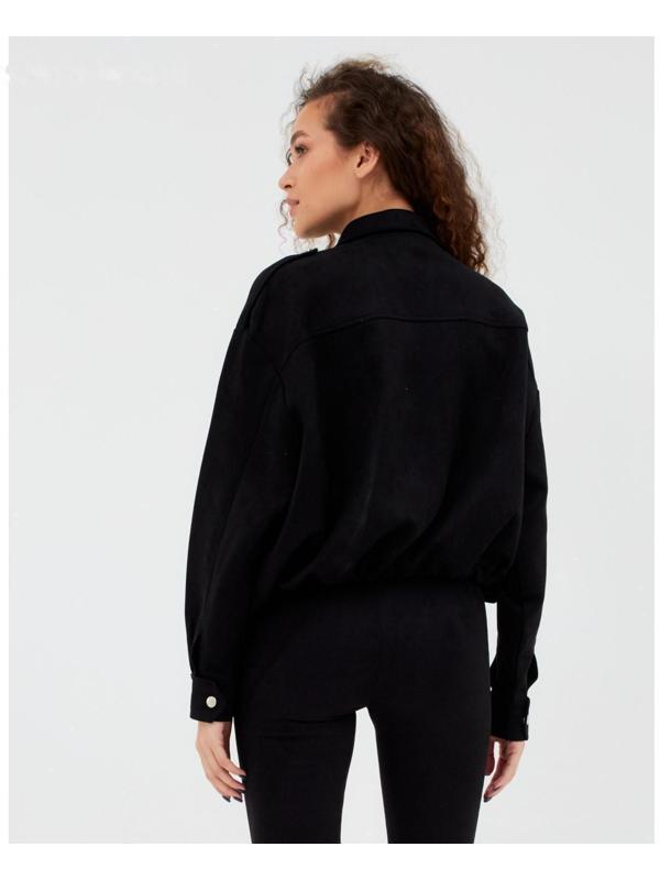 Бомбер женский MINAKU цвет чёрный, р-р 48