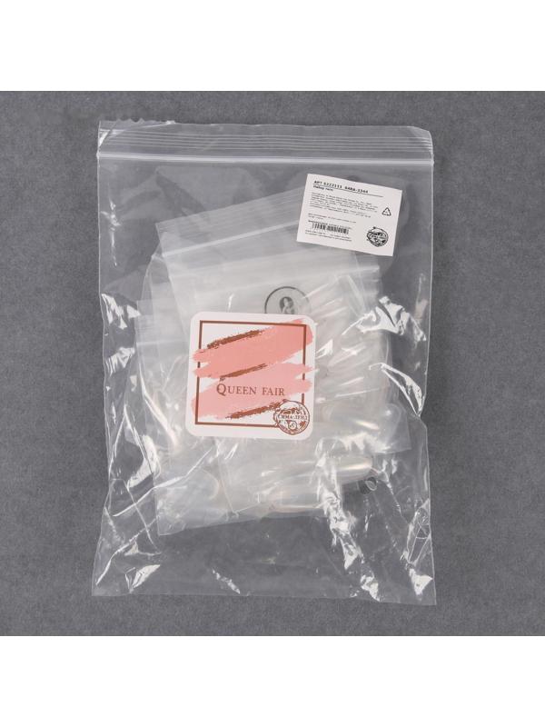 Типсы для наращивания ногтей, форма овал, 500 шт, 10 размеров