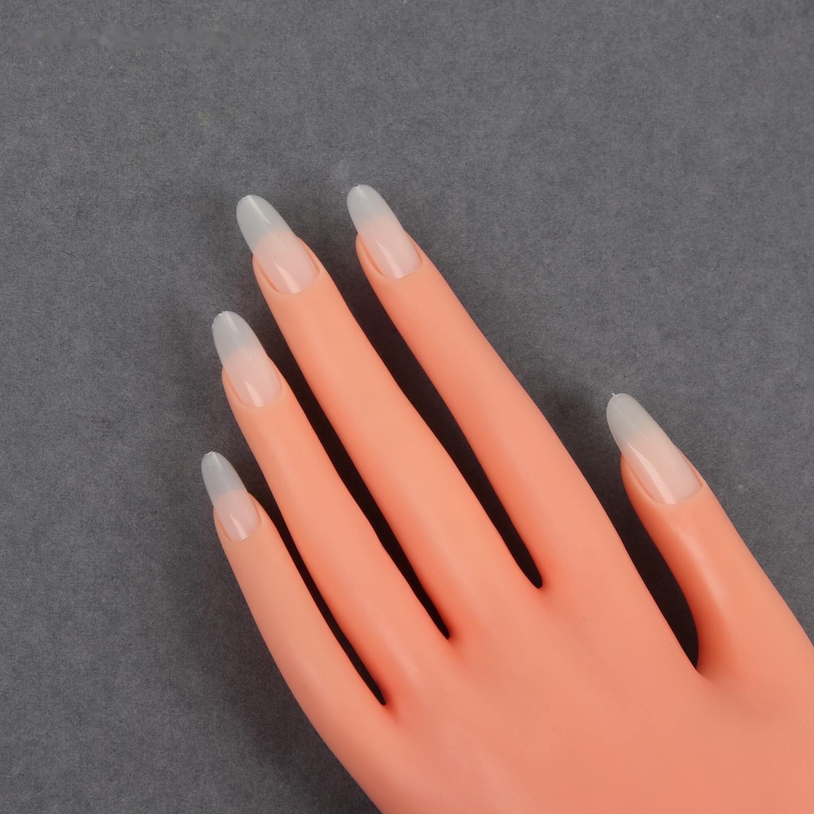 Типсы для наращивания ногтей, форма овал, 500 шт, 10 размеров