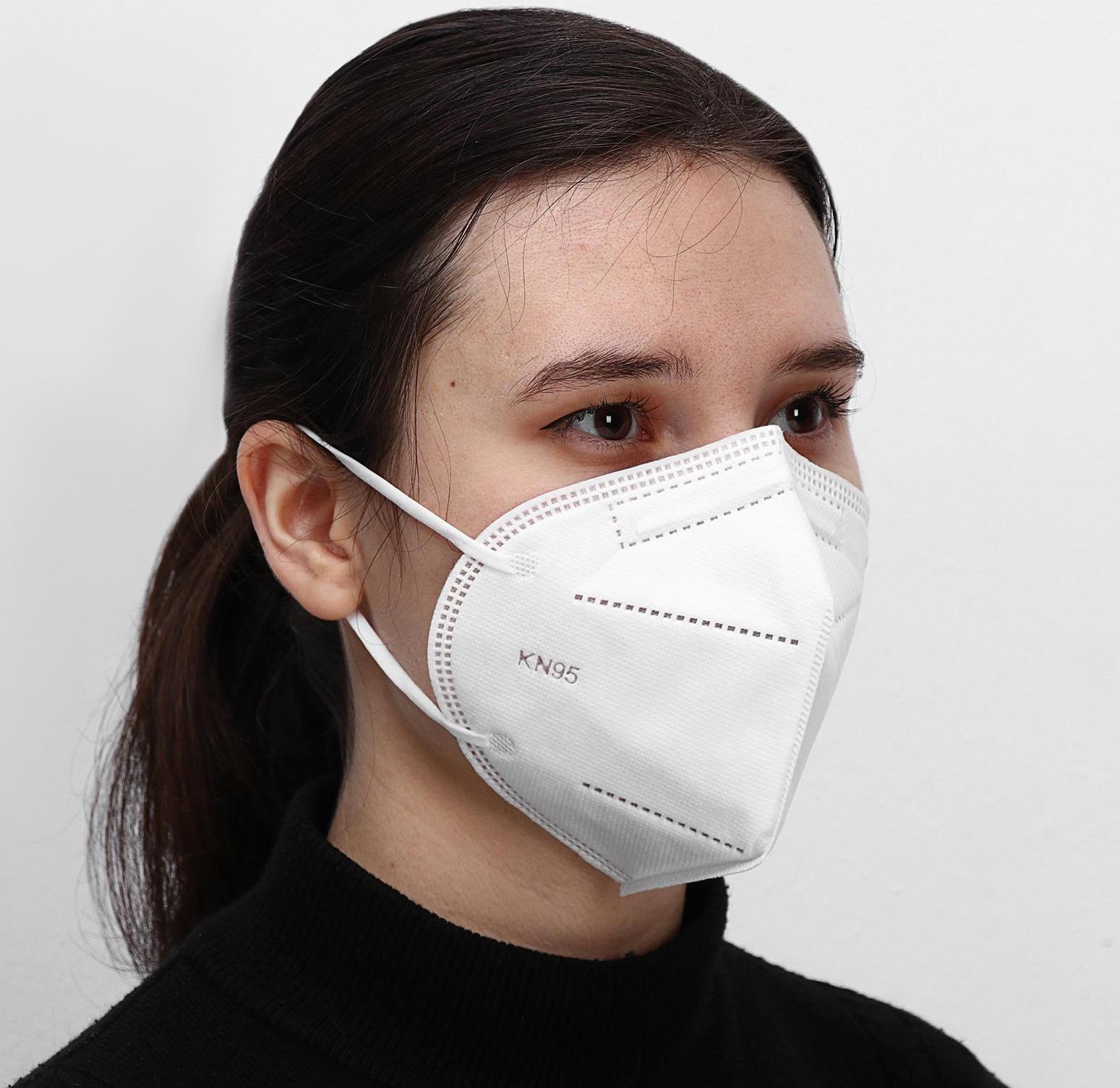 Респиратор KN95 FFP2 без клапана, универсальный