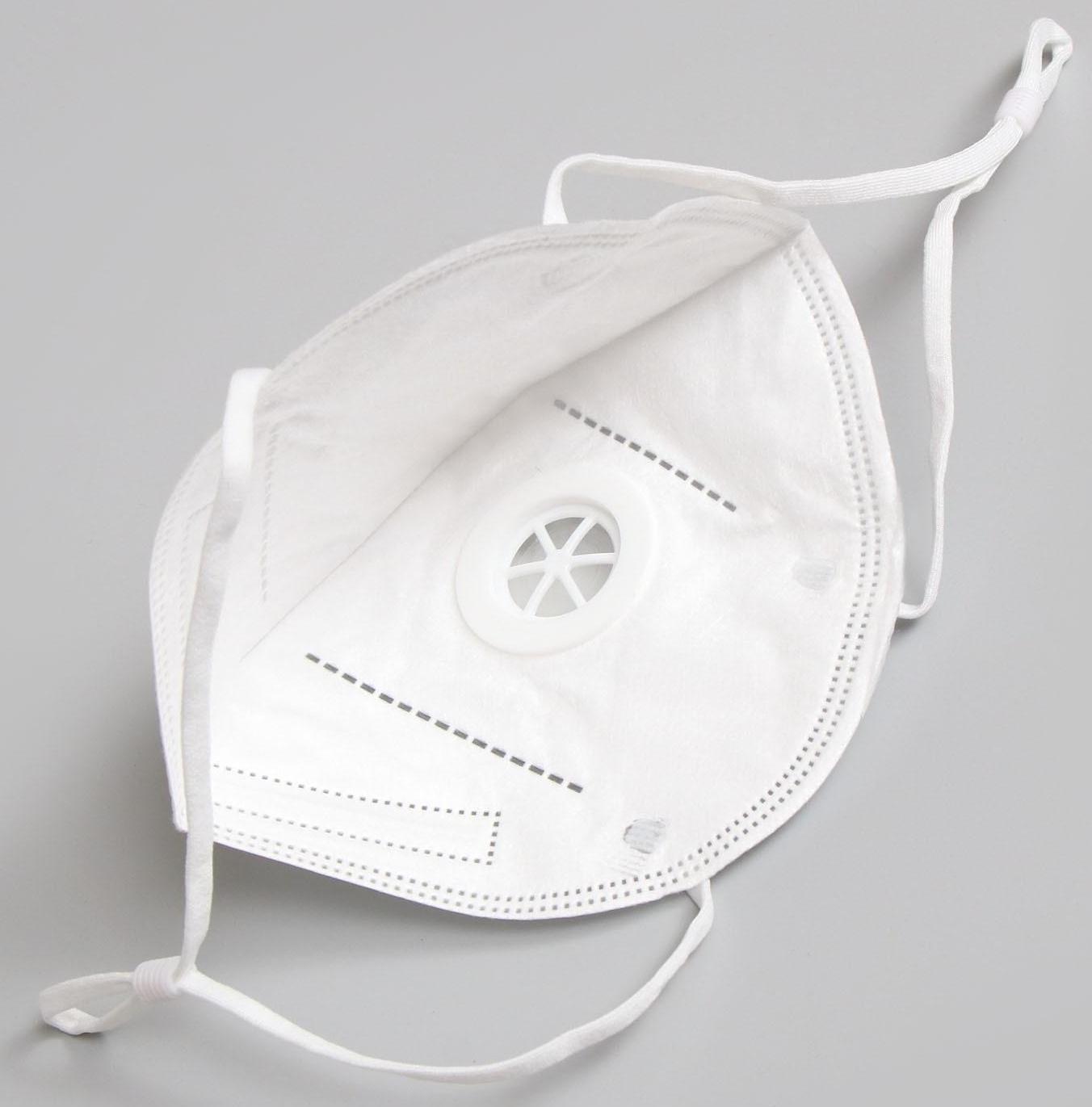 Респиратор KN95 FFP2 с резинками за голову, универсальный