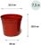 Горшок для рассады, 7,5 л, 25,5 × 25,5 × 20,5 см, терракотовый, Greengo