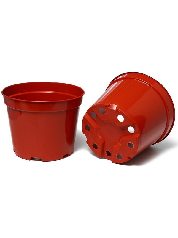 Горшок для рассады, 7,5 л, 25,5 × 25,5 × 20,5 см, терракотовый, Greengo