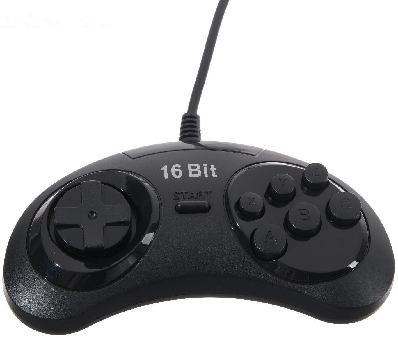 Игровая приставка Magistr Drive 2 lit, 16-bit, 252 игры, 2 геймпада