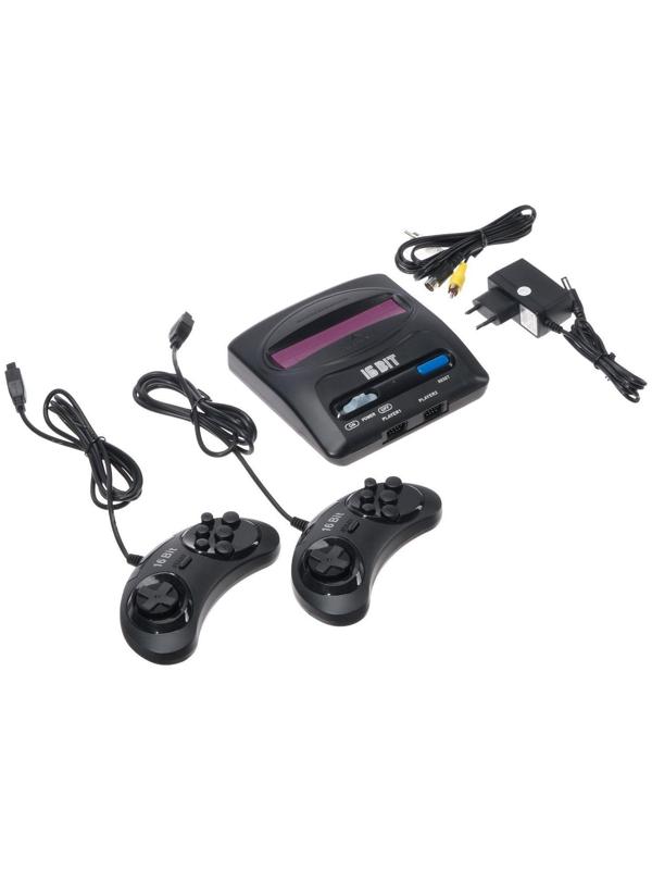 Игровая приставка Magistr Drive 2 lit, 16-bit, 252 игры, 2 геймпада