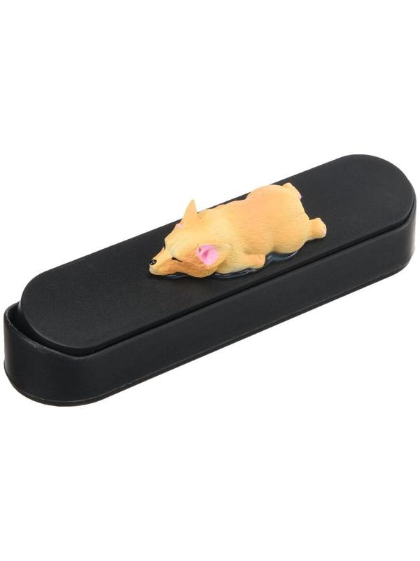 Табличка для номера телефона Cartage с собачкой, черный