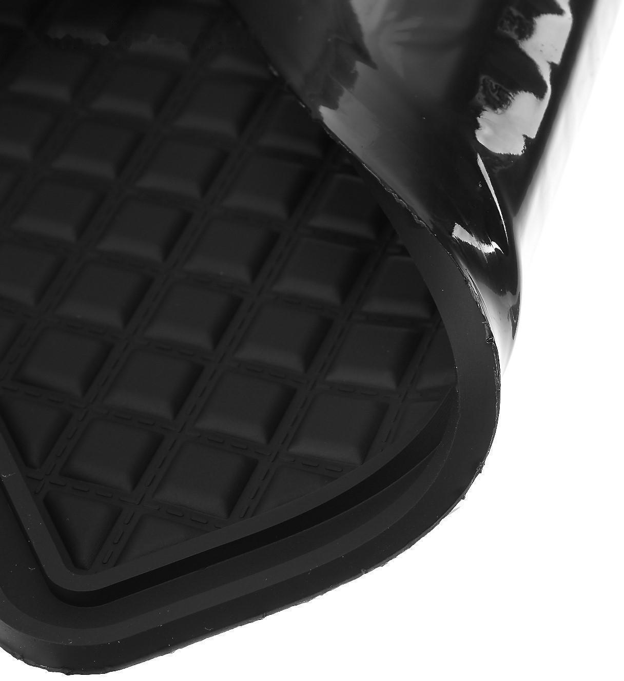 Коврик противоскольязщий 18х14 см, с бортом, черный