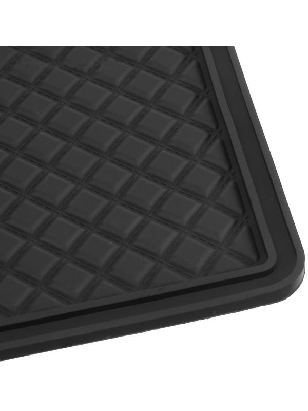 Коврик противоскольязщий 18х14 см, с бортом, черный