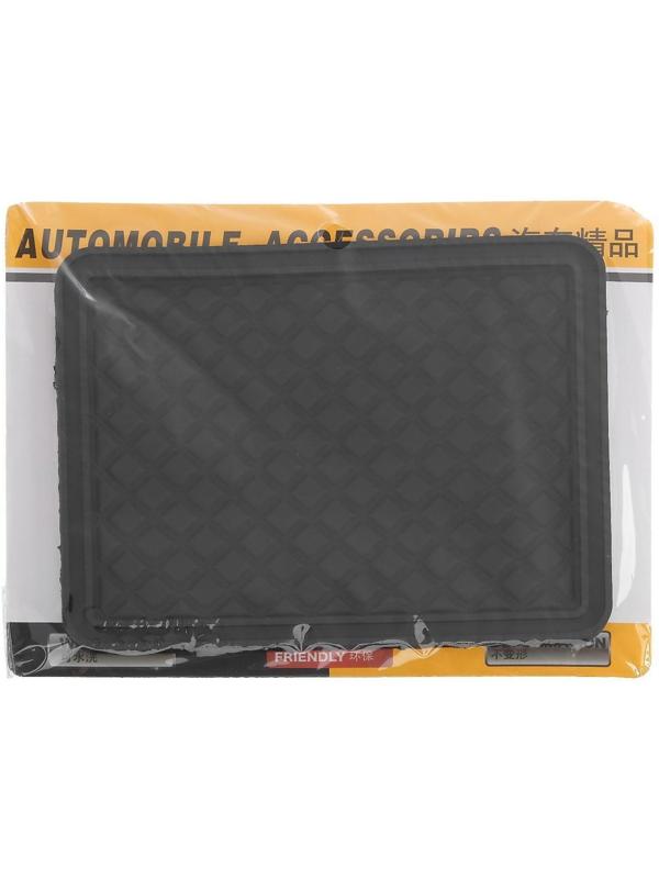 Коврик противоскольязщий 18х14 см, с бортом, черный