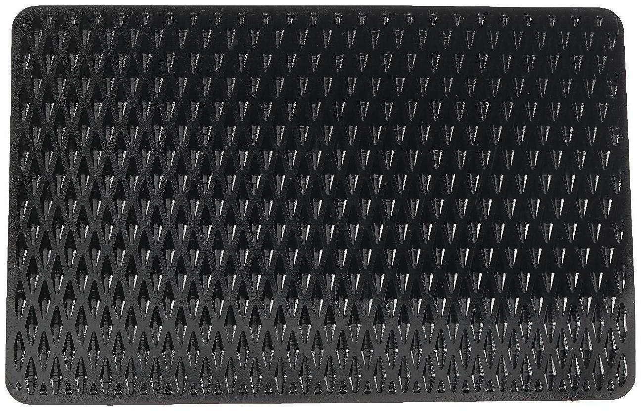 Коврик противоскольязщий 20×13 см, микс, черный