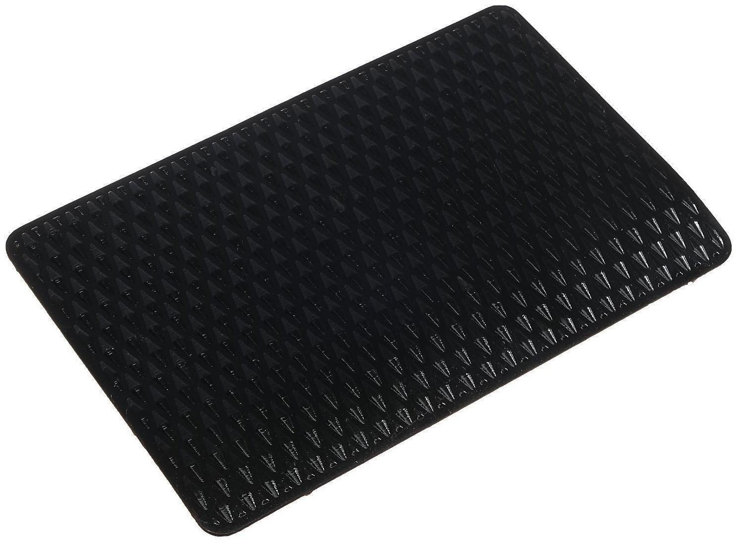 Коврик противоскольязщий 20×13 см, микс, черный