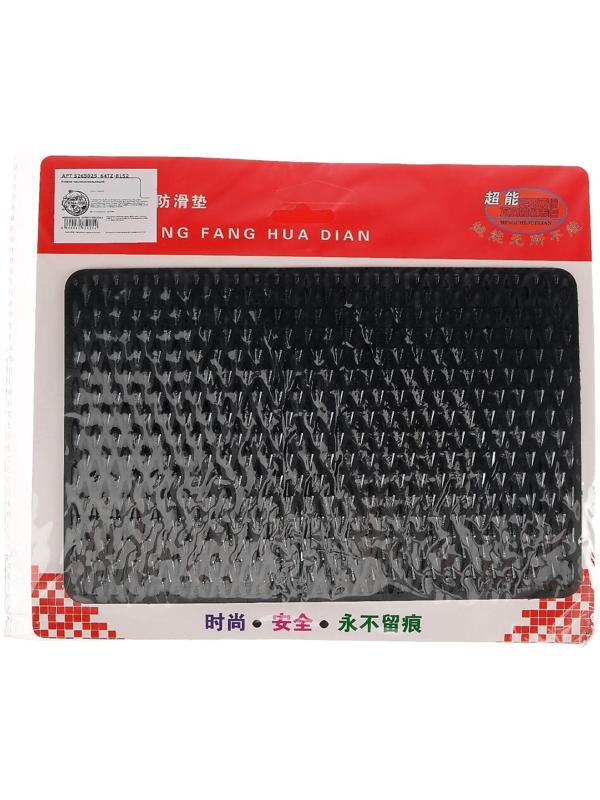 Коврик противоскольязщий 20×13 см, микс, черный